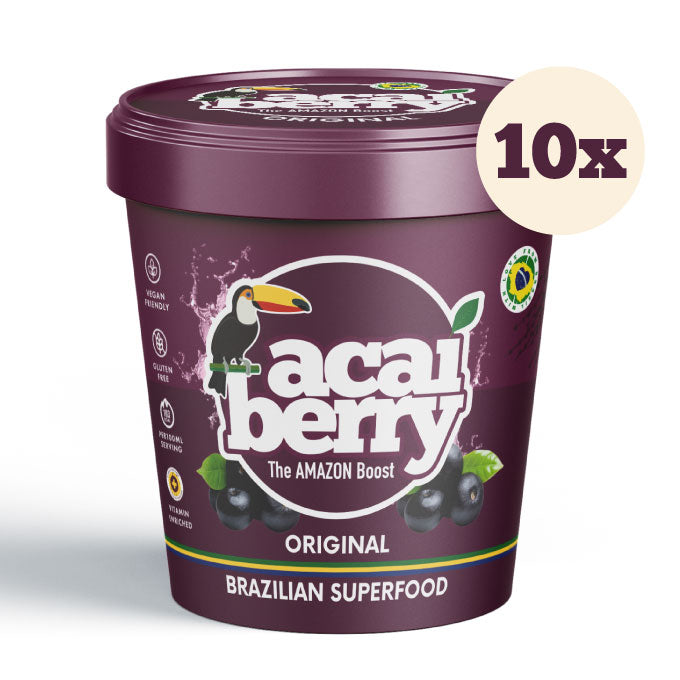 10 x Acai Berry tubs - 500ml