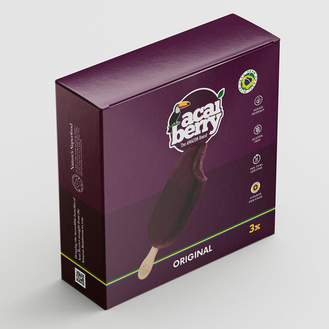 3x Acai Berry Original Lolly