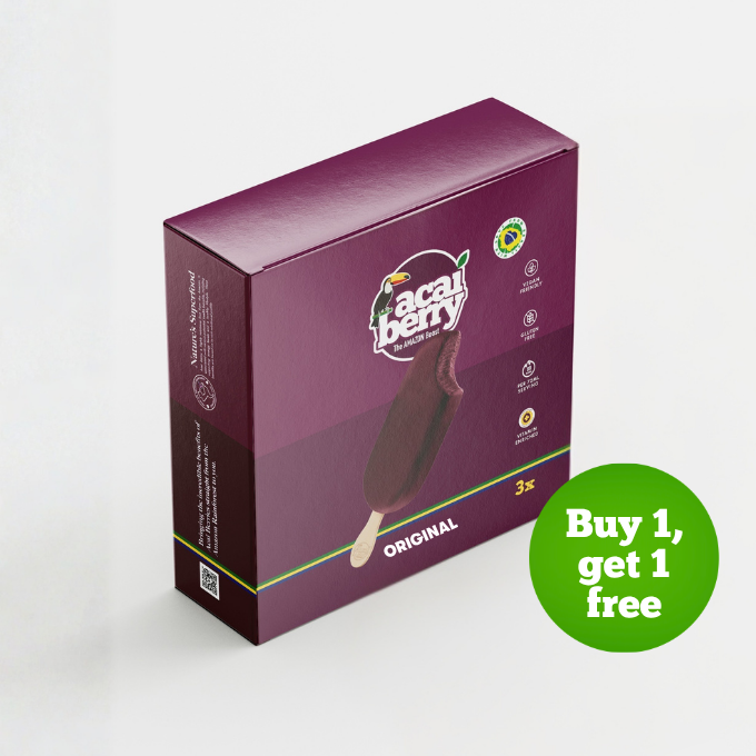 3x Acai Berry Original Lolly