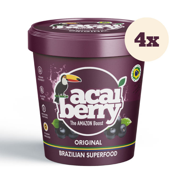 4 x Acai Berry tubs - 500ml