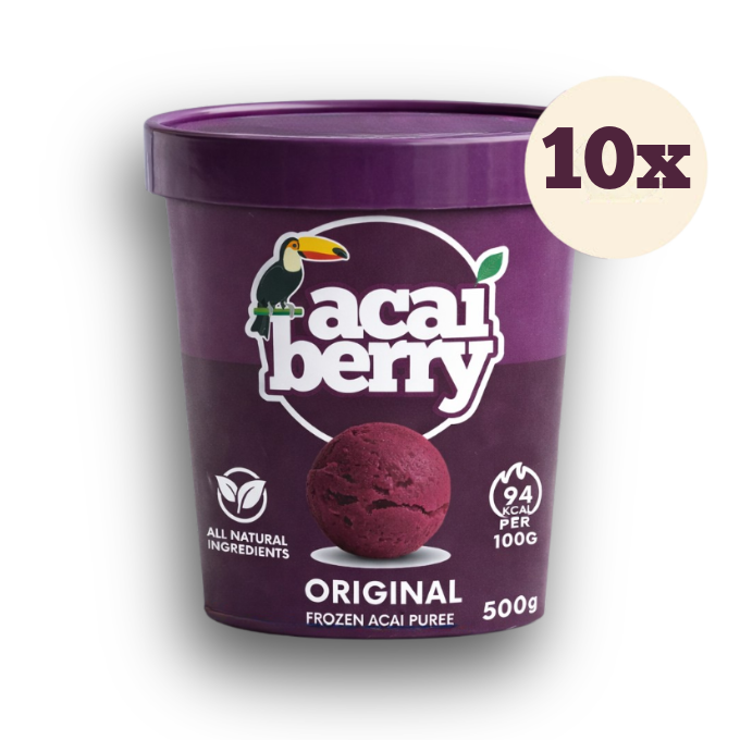 10 x Acai Berry tubs - 500ml